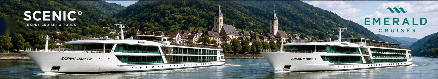 Scenic and Emerald river cruise ships